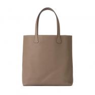 Versatile Verticale Double Face Tote Ver. Leather / Canvas