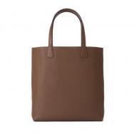 Versatile Verticale Double Face Tote Ver. Leather / Canvas