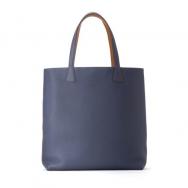 Versatile Verticale Double Face Tote Ver. Leather / Leather